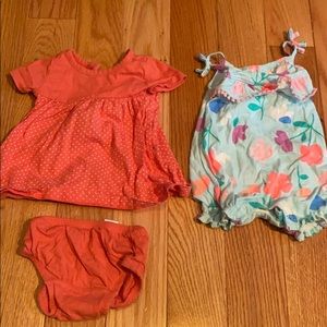 Romper & matching set 3 months